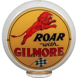 Roar With Gilmore Milk Glass Gas Pump Globe.