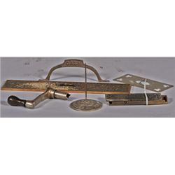 Lot Of 7 National Cash Register Items Including “Cash”.