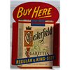 Image 2 : Chesterfield Cigarettes Double-Sided Metal Flange Sign.