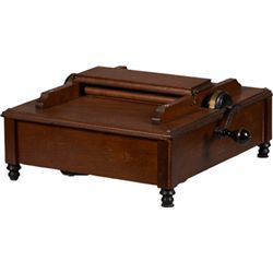 Tabletop Roller Organ w/Hinged Roll Cover.