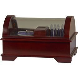 Crosley Music Wurks Wood Tabletop Music Box.