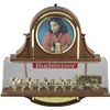 Image 1 : Budweiser Light-Up Hanging Advertisement Sign.