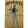 Image 1 : Imperiales Cigarettes Porcelain Flange Sign.