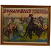 Image 1 : Strobridge Litho Co.”Buffalo Bill: Cowboy Fun” In Frame