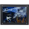 Image 1 : Kingpin Cigars Light-Up Wall Mount Advertising Sign.