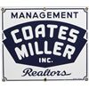 Image 1 : Coates Miller Inc. Management Realtors Porcelain Sign.
