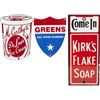 Image 1 : Lot Of 3 Porcelain Advertisement Signs.