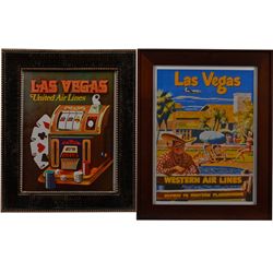 Lot Of 2 Airline Posters.