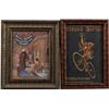 Image 1 : Lot Of 2 Advertisement Prints In Fancy Frames.