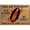 Image 1 : Conner Made Embossed Tin Advertisement Sign.