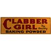 Image 1 : Clabber Girl Double-Sided Tin Advertisement Sign.