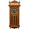 Image 1 : Ornate Oak Gazo Wall Clock.