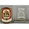 Image 1 : Lot Of 2 Plastic Light-Up Beer Bar Signs.