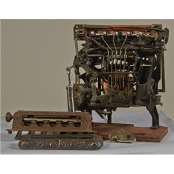 Caille Ben Hur Mechanism & Various Parts Including Coin