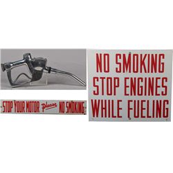 Lot Of 3 Gas Station Items.