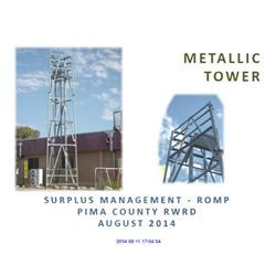 METAL TOWER-  RADIO/UTILITY
