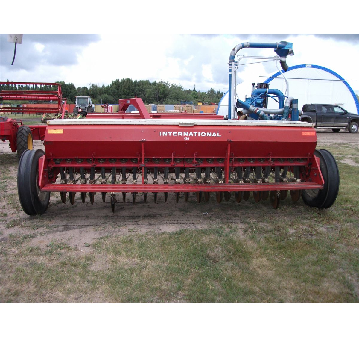 lawn seed drill