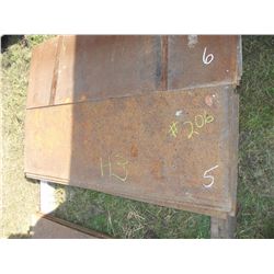 23' x 6' x 3/16" Steel Plates