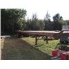 Image 1 : 45' Farm Use Only High Boy Hay Trailer with Hay Bunks