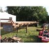 Image 2 : 45' Farm Use Only High Boy Hay Trailer with Hay Bunks