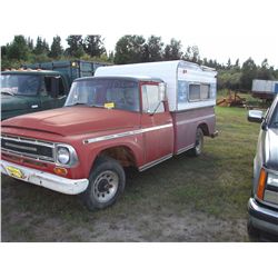 International 1100 Truck with Camper Top