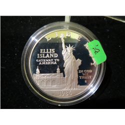 1986S Standing Liberty Silver Commemorative Dollar - Proof