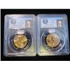Image 2 : 2007-P JOHN ADAMS PRESIDENTIAL DOLLARS - PCGS BU - 1ST DAY OF ISSUE POSITION A & B