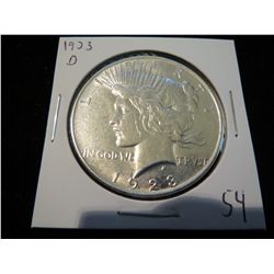 1923D Peace Silver Dollar