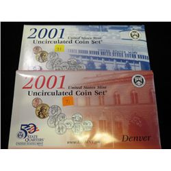 2001 P & D US Mint Set - UNC