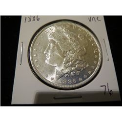 1886 Morgan Silver Dollar - UNC