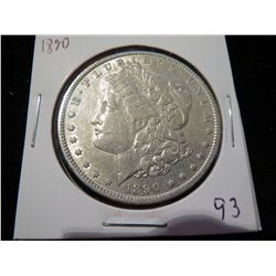 1890 Morgan Silver Dollar