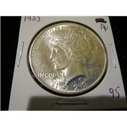 1923 Peace Silver Dollar - AU