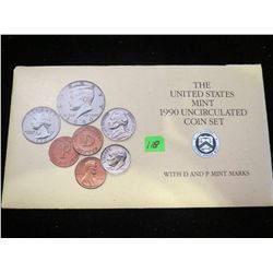 1990 P & D US Mint Set "Uncirculated"