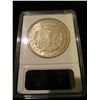 Image 2 : 1921S Morgan Silver Dollar - ANACS AU55 - VAM 6A Hit List Top 40:Obverse Die scratch between B & U