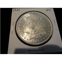 1921 Morgan Silver Dollar - UNC