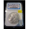 Image 1 : 1897 Morgan Silver Dollar - NGC Brilliant Uncirculated