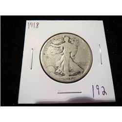 1918 Walking Liberty Half Dollar