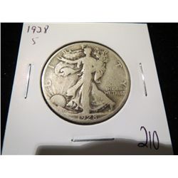 1928S Walking Liberty Half Dollar