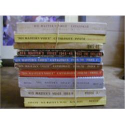 TEN HMV VOLUMES OF RECORDED MUSIC, VARIO 
