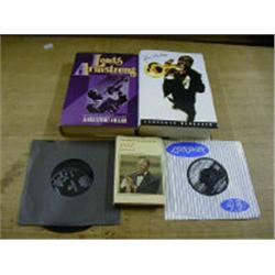 TWO 45 RECORDS "LOUIS ARMSTRONG", TOGETH 
