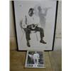 Image 1 : A FRAMED BLACK AND WHITE PHOTO "LOUIS AR 