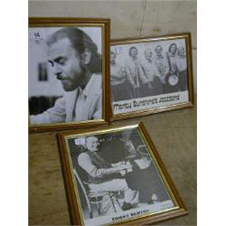 THREE FRAMED BLACK AND WHITE PHOTOGRAPHS 