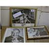 Image 1 : THREE FRAMED BLACK AND WHITE PHOTOGRAPHS 