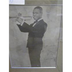 A SIGNED BLACK AND WHITE PHOTOGRAPH, "BE 