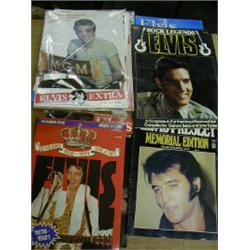 ELVIS PRESLEY MEMORABILIA,  THIRTEEN COL 