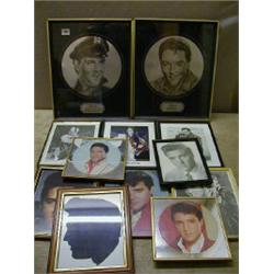 TWELVE ASSORTED ELVIS PRESLEY PORTAITS A 