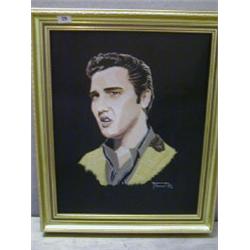 GILT FRAMED OIL ON BOARD, PORTRAIT OF EL 