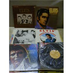 TWENTY ELVIS RECORDS 33 1/3 RPM. 