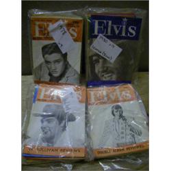 THIRTY EIGHT VOLUMES "FOR ELVIS MONTHLY" 