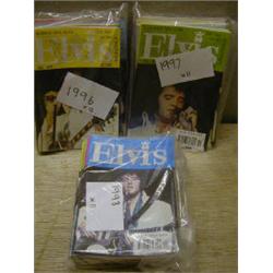 THIRTY FOUR VOLUMES OF "ELVIS MONTHLY", 